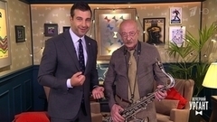 Александр Розенбаум играет на саксофоне. Пролог. Вечерний Ургант