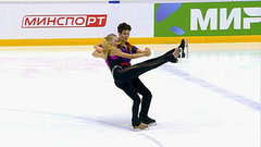 Софья Леонтьева — Даниил Горелкин. Ритм-танец. Кубок России по фигурному катанию 2021/22