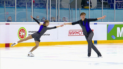 Екатерина Гейниш — Илья Миронов. Короткая программа. Пары. Казань. Кубок России по фигурному катанию 2021/22