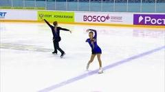 Екатерина Петушкова — Евгений Маликов. Произвольная программа. Кубок России по фигурному катанию 2021/22