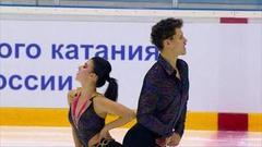 Карина Акопова — Никита Рахманин.  Произвольная программа. Кубок России по фигурному катанию 2021/22
