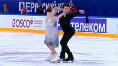 Влада Павленина — Александр Алексанян. Произвольный танец. Кубок России по фигурному катанию 2021/22