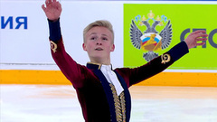 Матвей Ветлугин. Произвольная программа. Кубок России по фигурному катанию 2021/22