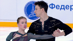 Полина Попова — Илья Красников. Произвольная программа. Кубок России по фигурному катанию 2021/22