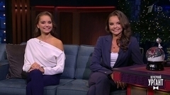 Художественные гимнастки Дина и Арина Аверины о спортивных успехах. Вечерний Ургант