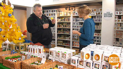 Елочные игрушки: хрупкая красота. Доброе утро. Фрагмент 