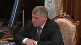 Владимир Путин встретился с губернатором Астраханской области Игорем Бабушкиным