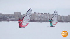 По льду под парусом. Доброе утро. Фрагмент 