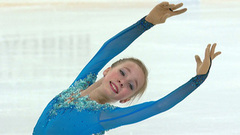 Алиса Двоеглазова. Короткая программа. Первенство России по фигурному катанию среди юниоров 2022