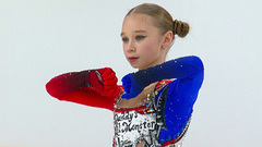 Вероника Жилина. Короткая программа. Первенство России по фигурному катанию среди юниоров 2022