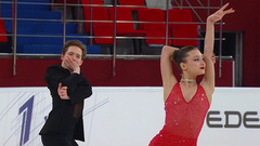 Ирина Хавронина — Дарио Чиризано. Ритм-танец. Первенство России по фигурному катанию среди юниоров 2022