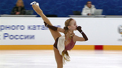 Алиса Двоеглазова. Произвольная программа. Первенство России по фигурному катанию среди юниоров 2022