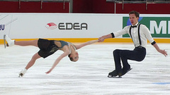 Юлия Артемьева — Михаил Назарычев. Короткая программа. Первенство России по фигурному катанию среди юниоров 2022