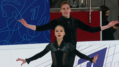 Екатерина Чикмарева — Матвей Янченков. Короткая программа. Первенство России по фигурному катанию среди юниоров 2022