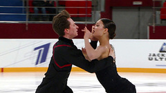 Ирина Хавронина — Дарио Чиризано. Произвольный танец. Первенство России по фигурному катанию среди юниоров 2022