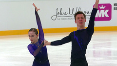 Юлия Артемьева — Михаил Назарычев. Произвольная программа. Первенство России по фигурному катанию среди юниоров 2022