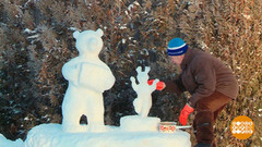 Снежное искусство. Доброе утро. Фрагмент 