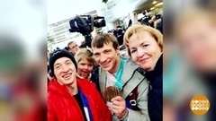 Полеты на лыжах и танцы на пьедестале. Доброе утро. Фрагмент 