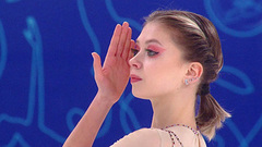 Станислава Молчанова. Короткая программа. Финал Кубка России по фигурному катанию 2021/22