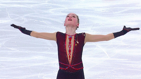 Вероника Петеримова. Произвольная программа. Финал Кубка России по фигурному катанию 2021/22