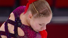 Вероника Яметова. Произвольная программа. Финал Кубка России по фигурному катанию 2021/22