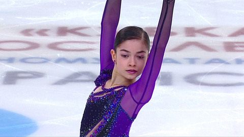 Аделия Петросян. Короткая программа. Финал Кубка России по фигурному катанию 2021/22