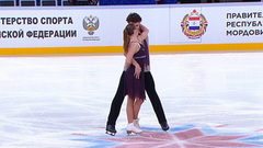 Ольга Мамченкова — Марк Волков. Ритм-танец. Финал Кубка России по фигурному катанию 2021/22