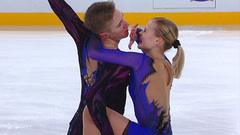 Екатерина Петушкова — Евгений Маликов. Произвольная программа. Финал Кубка России по фигурному катанию 2021/22