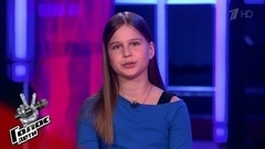 Алиса Винникова перед Слепыми прослушиваниями