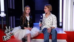 «Баста сможет многому меня научить». Полина Етчик. Интервью после Слепых прослушиваний. Голос. Дети-9