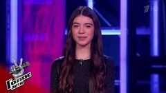 Елизавета Дименина перед Слепыми прослушиваниями