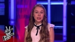 Мария Молькова перед Слепыми прослушиваниями