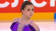 Камила Валиева. Короткая программа. Тинькофф Кубок Первого канала по фигурному катанию 2022