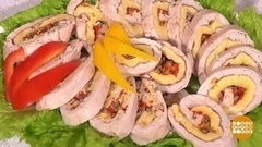 Куриный рулет-омлет. Доброе утро. Фрагмент 