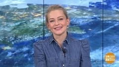 Космическая  Юлия Пересильд. Доброе утро. Фрагмент 