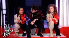 «На сцене мы охотились за привидениями, а поймали хорошее настроение!» Ралина Ибраева и Алиса Винникова. Интервью после Поединков. Голос. Дети-9