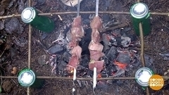 Дмитрий Талабуев и его походный мангал. Доброе утро. Фрагмент 