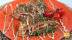 Готовим пирог-чизбургер. Доброе утро. Фрагмент