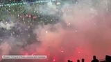 Во Франции фанаты «Сент-Этьена» устроили беспорядки прямо на поле