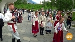Большой фестиваль школ искусств в парке "Зарядье". Доброе утро. Фрагмент 