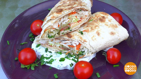 Полезная шаурма на гриле. Доброе утро. Фрагмент