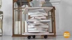 Журнальный столик из старых книг. Доброе утро. Фрагмент 