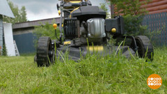 Бензиновая газонокосилка: замеряем выхлоп. Доброе утро. Фрагмент