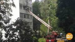 Летние пожары в городе. Доброе утро. Фрагмент