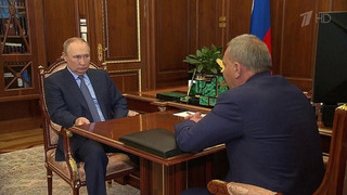 Владимир Путин в Кремле провел встречу с новым гендиректором «Роскосмоса» Юрием Борисовым