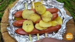 Сосиски с картошкой — без котелка. Доброе утро. Фрагмент