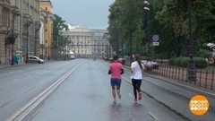 Питер бежит!Доброе утро. Суббота. Фрагмент 