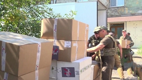 Бойцы ЛНР получили новую технику и амуницию из России с помощью проекта «Все для победы»