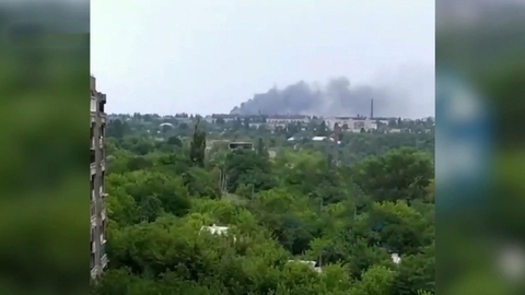 Украинские националисты обстреляли завод «Стирол» в Горловке