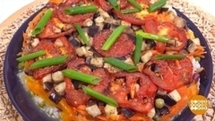 Постный гювеч из риса и овощей. Доброе утро. Фрагмент 